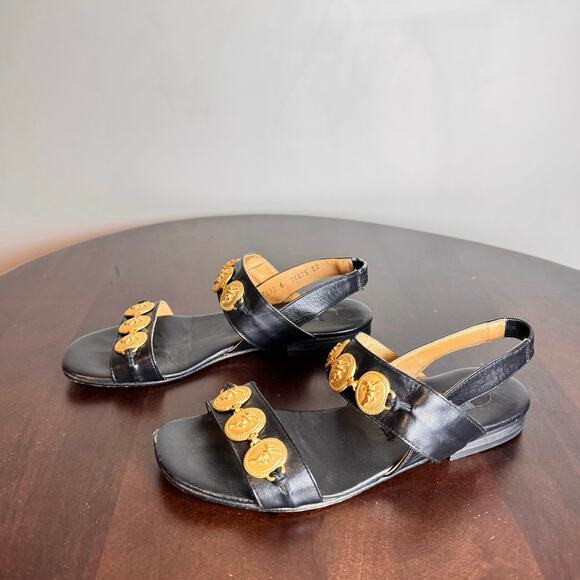 Kenneth Cole Embellished Leather Sandals - Size 6 - Picture 3 of 7